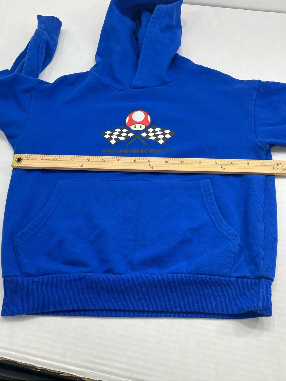 Mario Kart Boys Size 8 Racing Graphic Hoodie